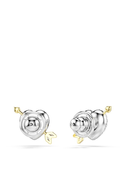 Swarovski Idyllia oorstekers met kristal - detail 4 zilver