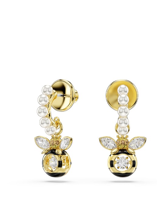 Swarovski Idyllia oorstekers verguld
