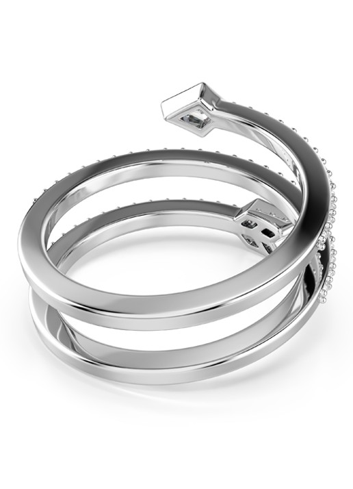 Swarovski Idyllia ring met kristal 52 - detail 3 zilver