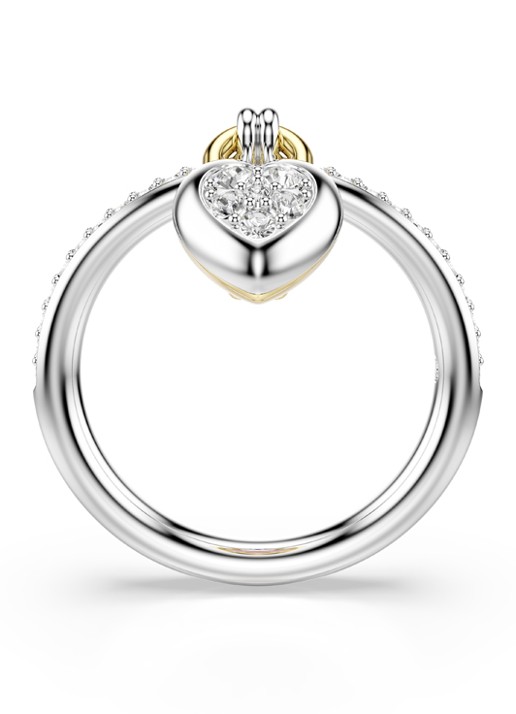 Swarovski Idyllia ring met kristal 55 - detail 4 zilver