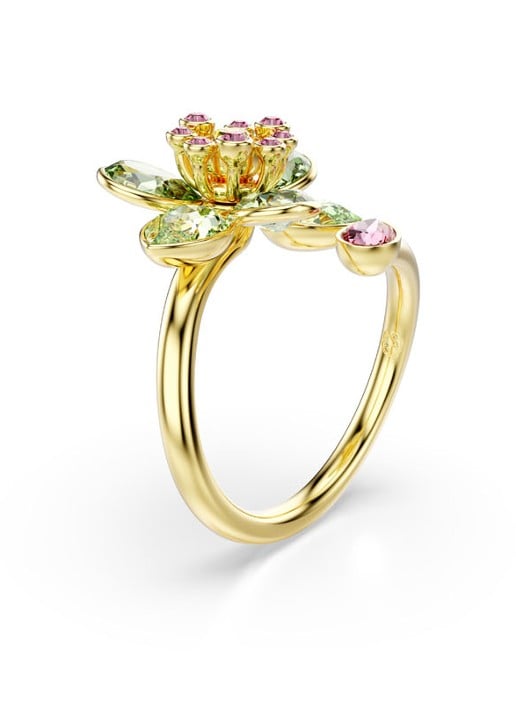 Swarovski Idyllia ring verguld 50 - detail goud