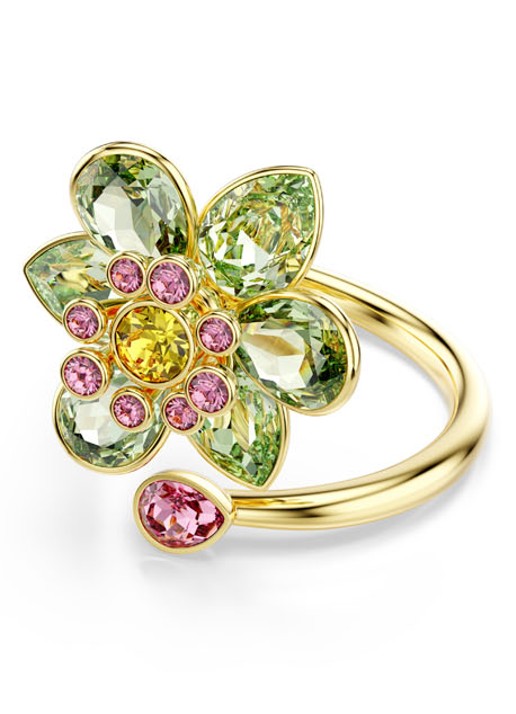 Swarovski Idyllia ring verguld 58 - voorkant 4 goud