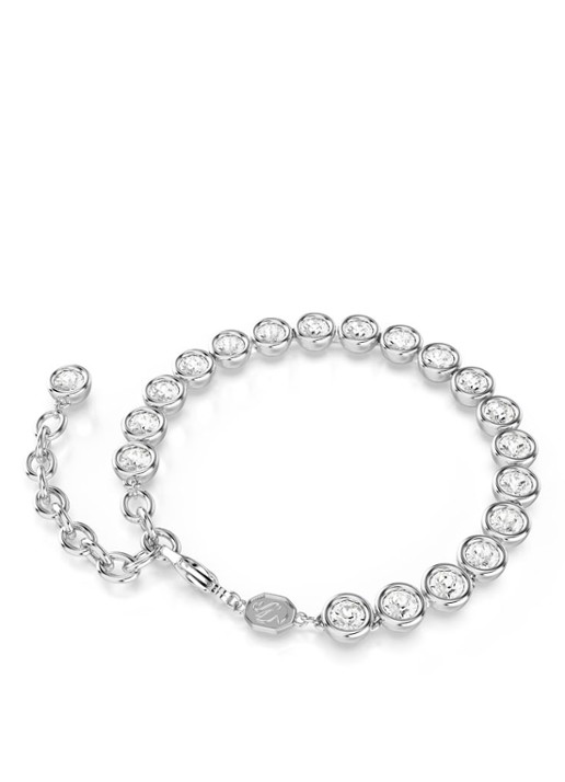 Swarovski Imber armband met kristal M - detail 3 zilver