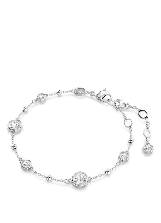 Swarovski Imber armband met kristal M - detail 2 zilver