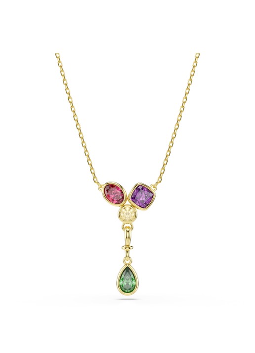 Swarovski Imber ketting met hanger  - voorkant 5 goud