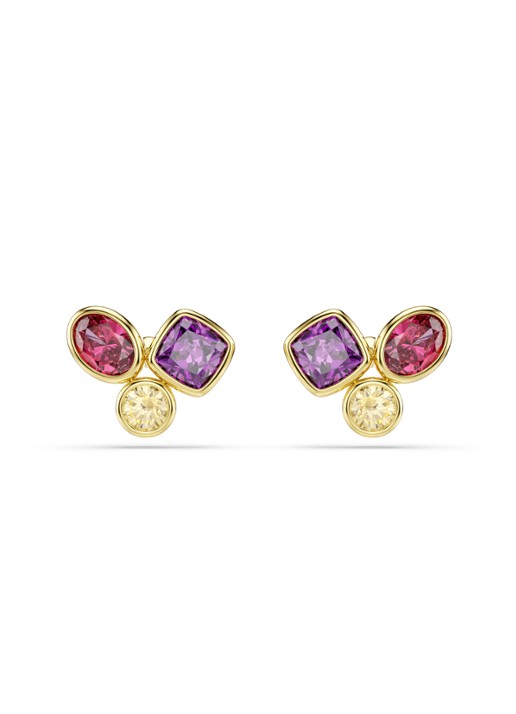 Swarovski Imber oorstekers verguld  - voorkant goud