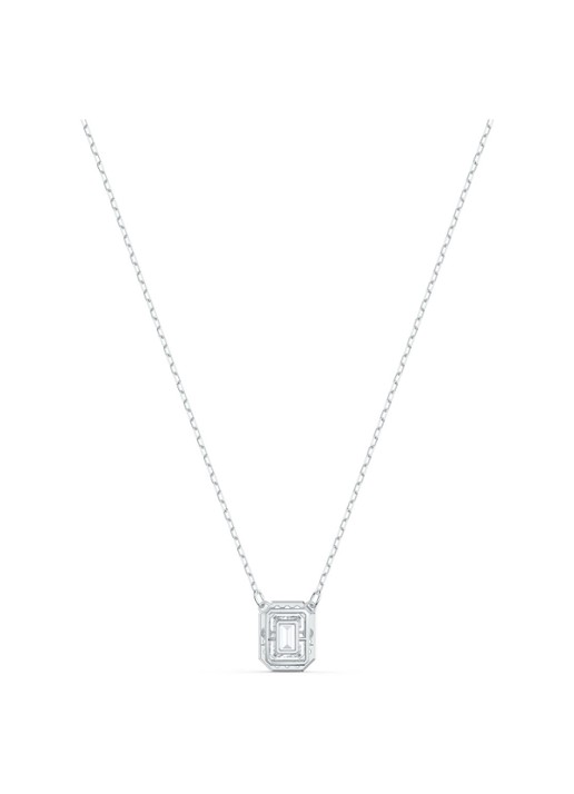 Swarovski Ketting met hanger en kristal - detail 5 zilver