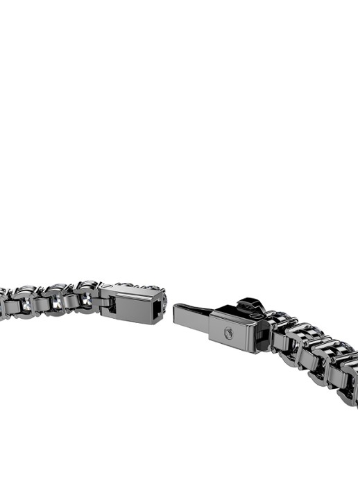Swarovski Matrix armband met kristal L - detail 2 metallic