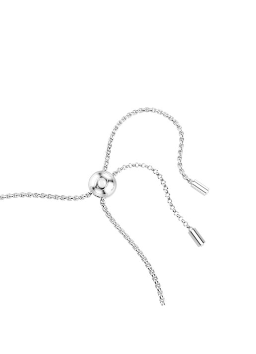 Swarovski Matrix armband met kristal - detail 2 zilver