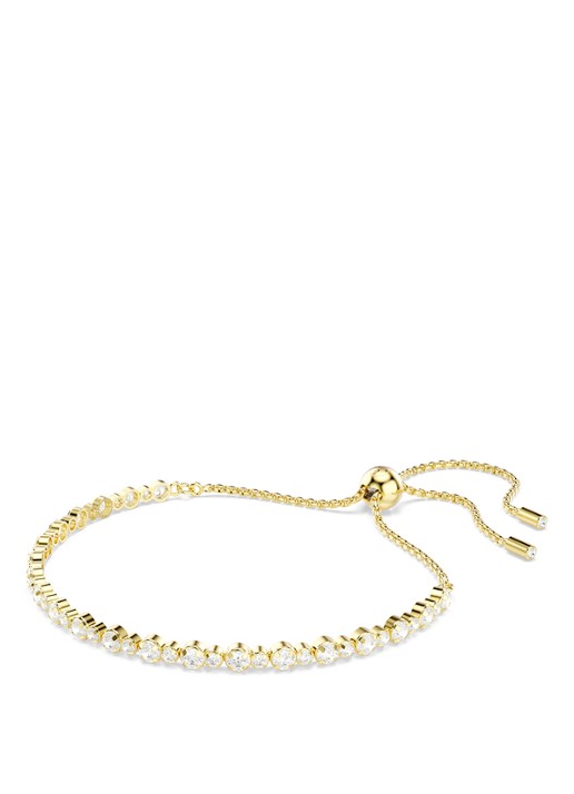 Swarovski Matrix armband met zirkonia M - detail goud