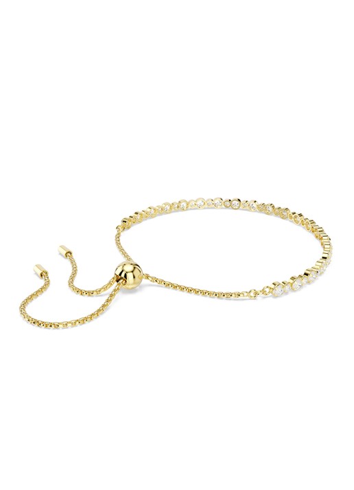 Swarovski Matrix armband met zirkonia M - detail 4 goud