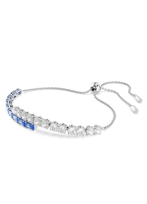 Swarovski Matrix armband met zirkonia M - detail zilver