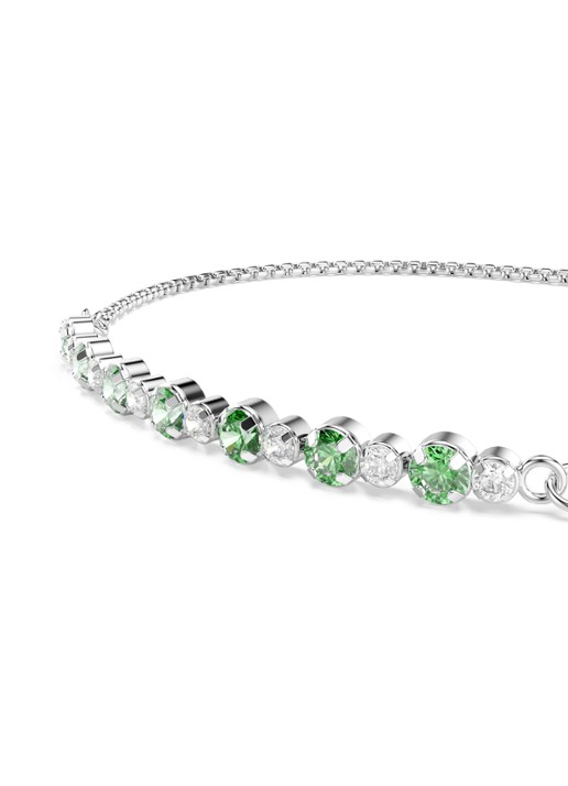 Swarovski Matrix armband van zilver  - detail 2 zilver