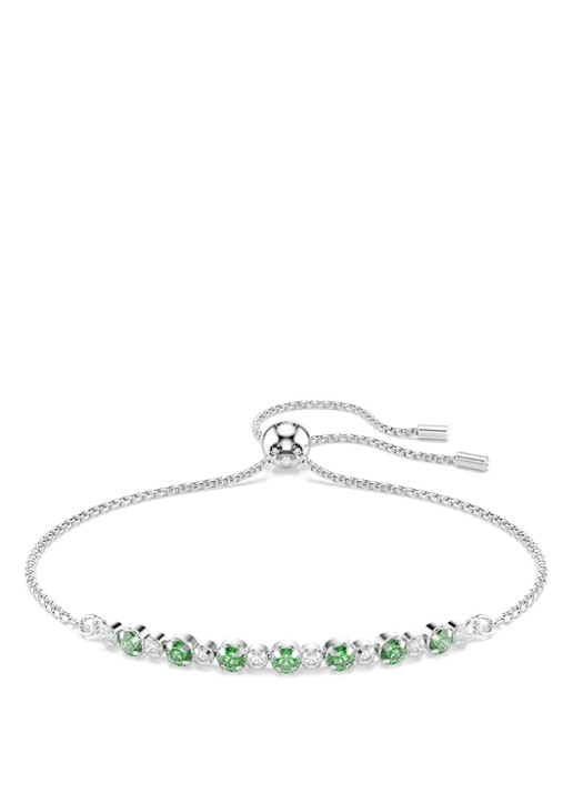 Swarovski Matrix armband van zilver  - voorkant zilver