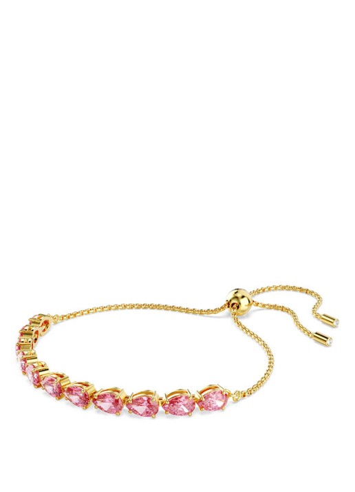 Swarovski Matrix armband verguld M  - detail 2 goud
