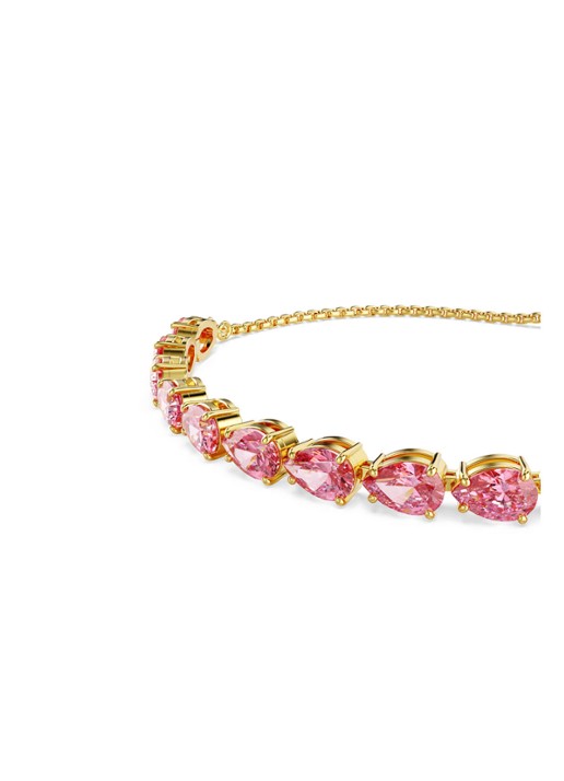 Swarovski Matrix armband verguld M  - detail 4 goud