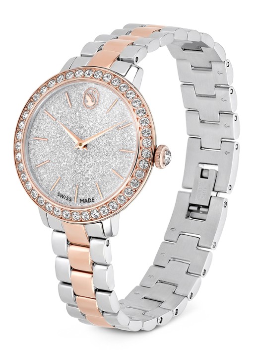 Swarovski Matrix horloge 5715028 - detail 3 zilver