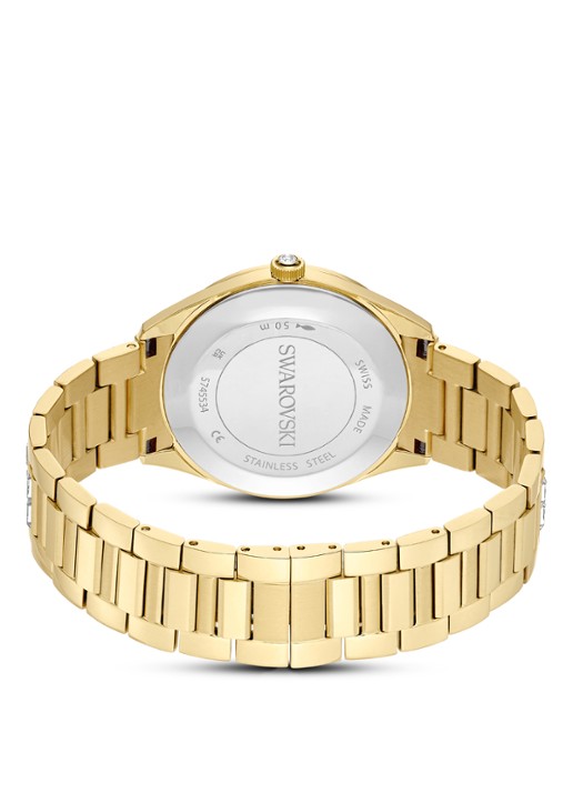Swarovski Matrix horloge 5745534 - detail 4 goud