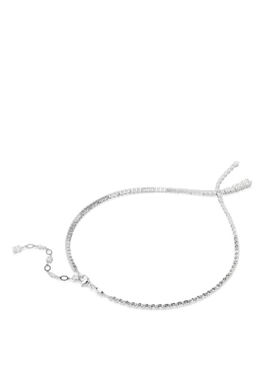 Swarovski Matrix ketting met zirkonia - detail 3 zilver