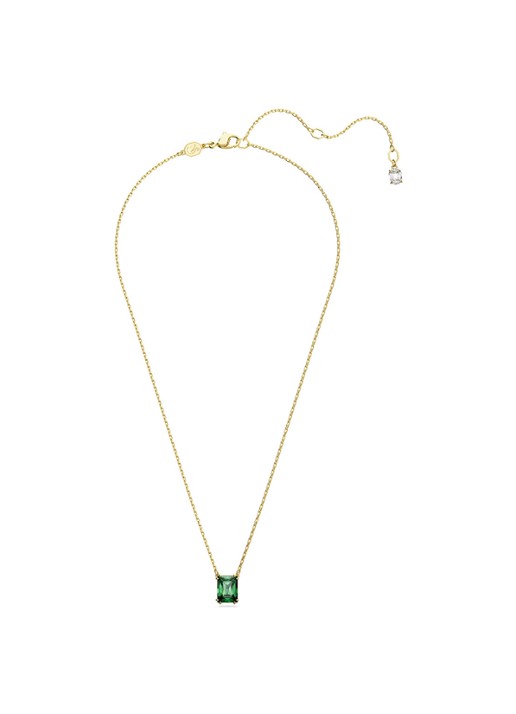 Swarovski Matrix ketting verguld - voorkant 2 goud