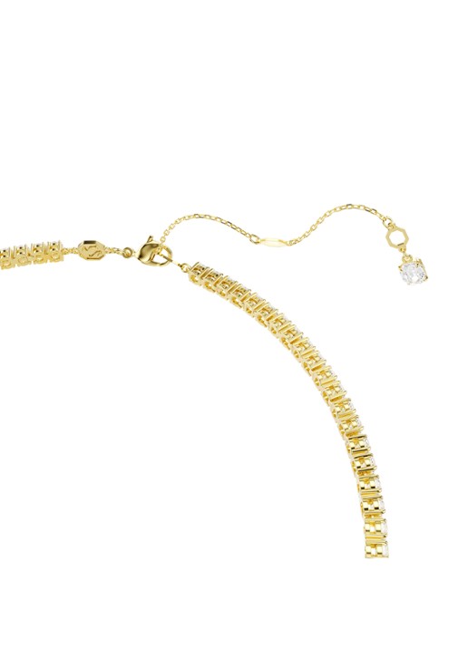 Swarovski Matrix ketting verguld - detail 3 goud