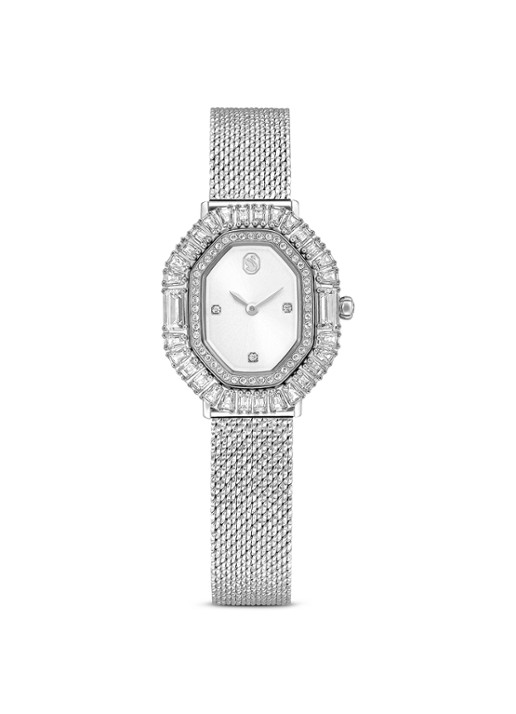 Swarovski Matrix Octagon horloge 5732498 - voorkant zilver