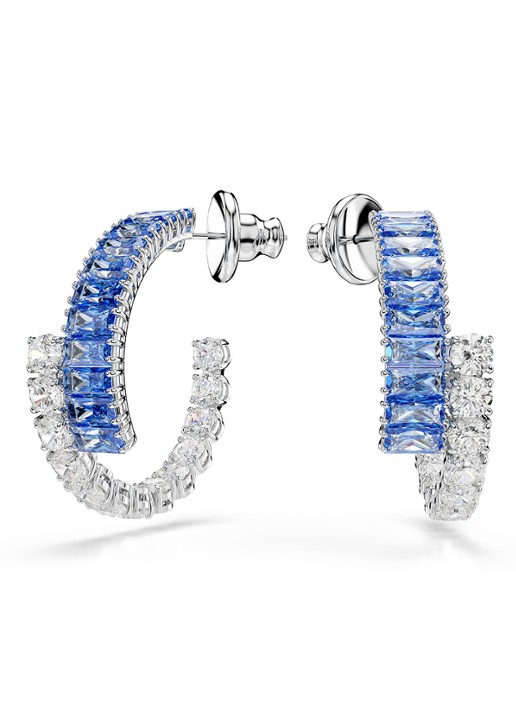 Swarovski Matrix oorringen met zirkonia