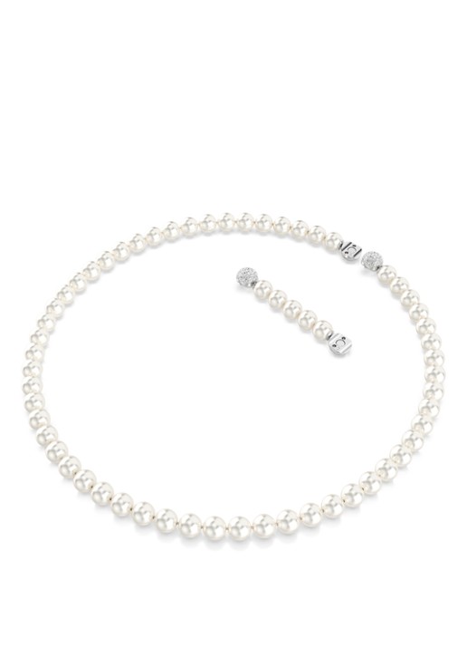 Swarovski Matrix parelketting - detail parelmoer
