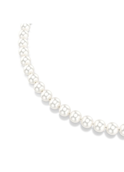 Swarovski Matrix parelketting - detail 3 parelmoer