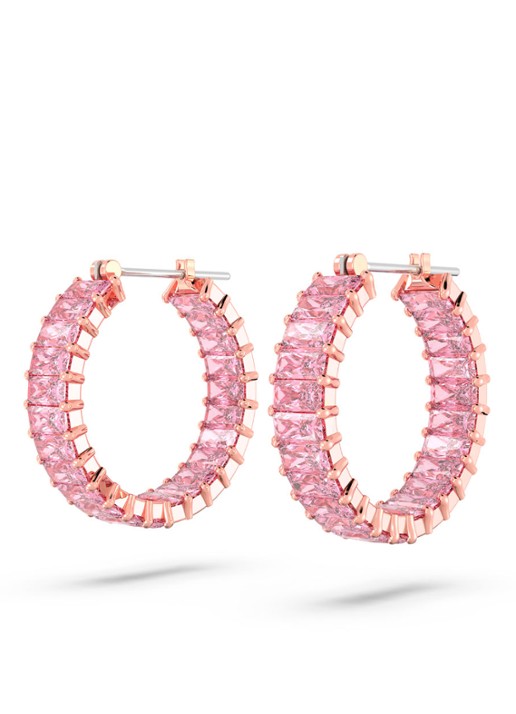 Swarovski MATRIX PE HOOP PIN/ROS - detail 3 roze