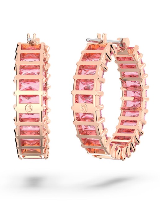 Swarovski MATRIX PE HOOP PIN/ROS - detail 4 roze