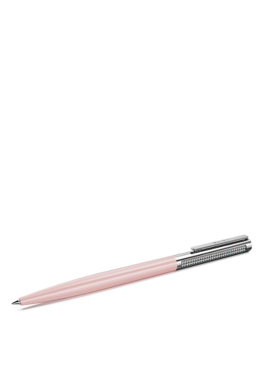 Swarovski Matrix pen met Swarovski kristal - voorkant 4 roze