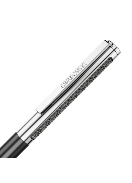 Swarovski Matrix pen met Swarovski kristal - detail 2 zwart