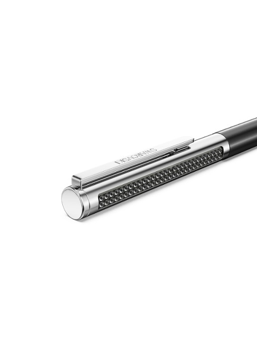 Swarovski Matrix pen met Swarovski kristal - detail 3 zwart