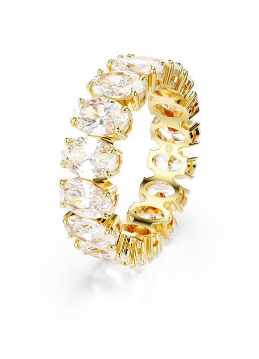 Swarovski Matrix ring verguld 55 - detail 2 goud