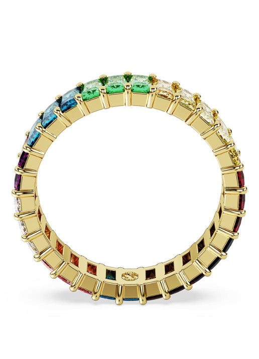 Swarovski Matrix ring verguld 58 - detail 4 goud