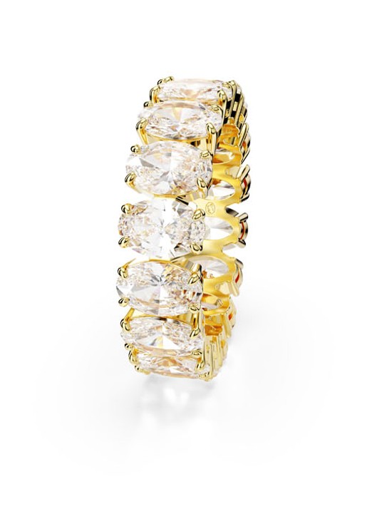 Swarovski Matrix ring verguld 60  - detail 3 goud