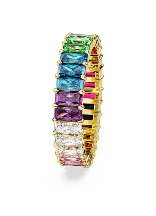 Swarovski Matrix ring verguld 64 - detail 2 goud