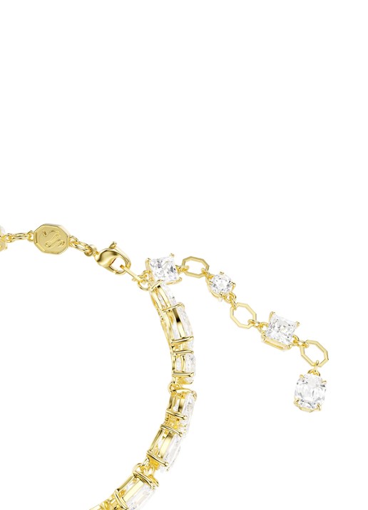 Swarovski Mesmera armband met kristal M - detail 3 geelgoud