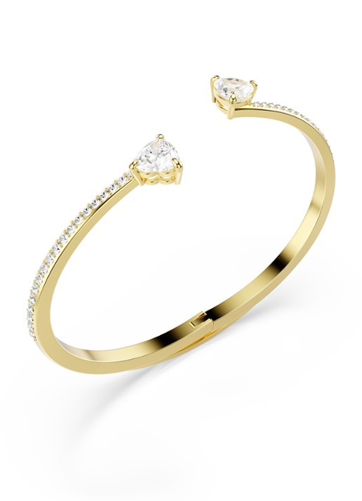 Swarovski Mesmera bangle met zirkonia L - detail 2 goud