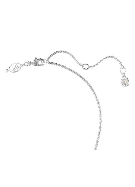 Swarovski Mesmera ketting met kristal - detail zilver