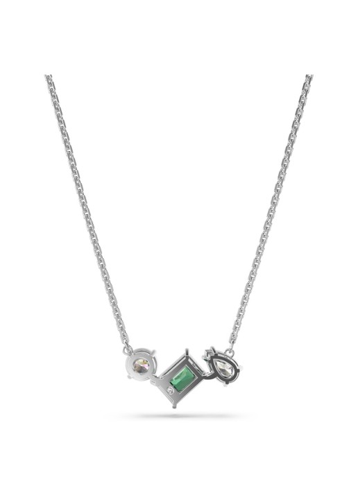 Swarovski Mesmera ketting met kristal - detail 2 zilver