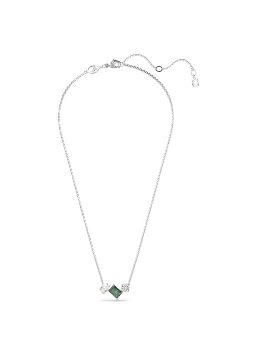 Swarovski Mesmera ketting met kristal - voorkant 4 zilver