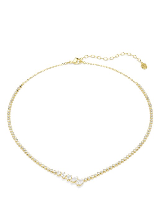 Swarovski Mesmera ketting verguld