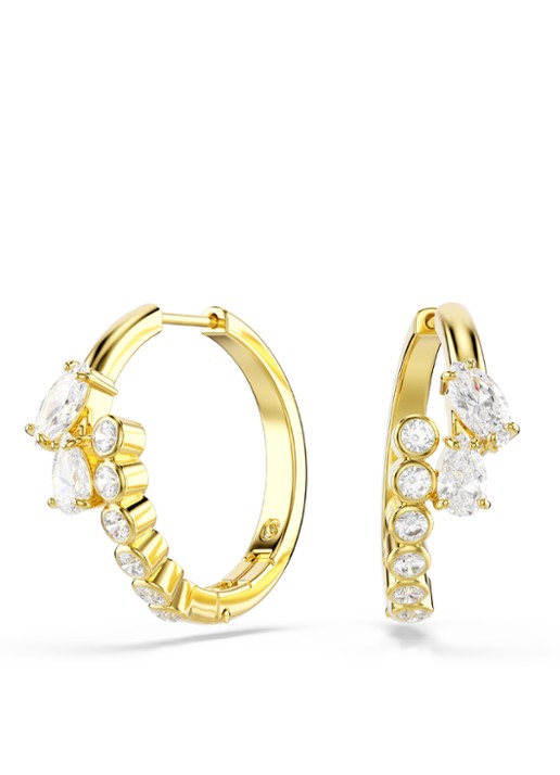 Swarovski Mesmera oorringen verguld