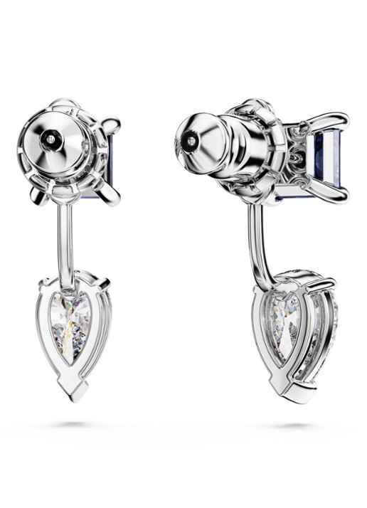 Swarovski Mesmera oorstekers met kristal - detail 2 zilver