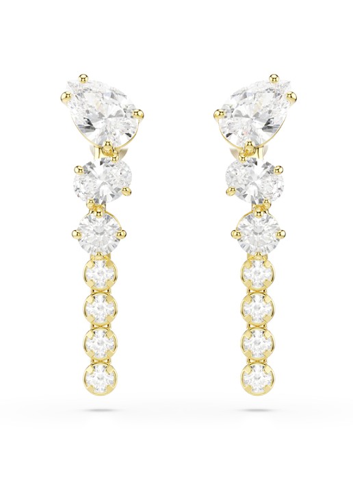 Swarovski Mesmera oorstekers verguld