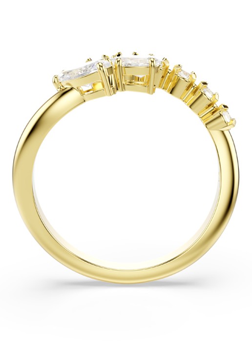 Swarovski Mesmera ring verguld 52 - detail 3 goud