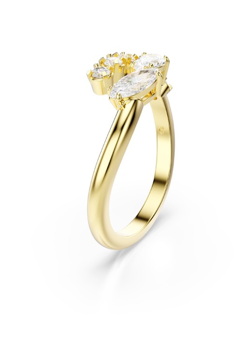 Swarovski Mesmera ring verguld 55 - detail goud