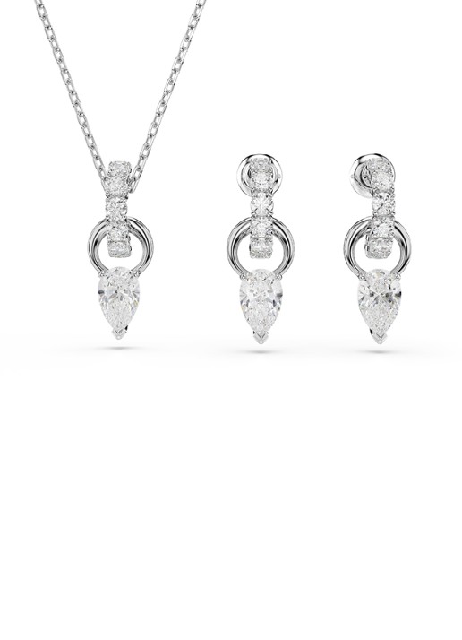 Swarovski Mesmera set van ketting en oorringen met zirkonia